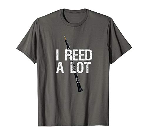 I Reed A Lot Funny Oboe Player T-Shirt Gift For Oboist