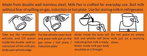 Image of BLeaf Stainless Steel - Milk Boiler /Chocolate Melter (2 litres)