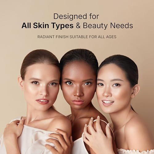 Image of Luna Magic Soft Perfection Pressed Powder Foundation with Vitamin E, Cocoa Butter & Shea Butter for Sheer Coverage & Matte Finish - IPSY Featured, Vegan & Cruelty-Free Face Cosmetics - Deep - 6g