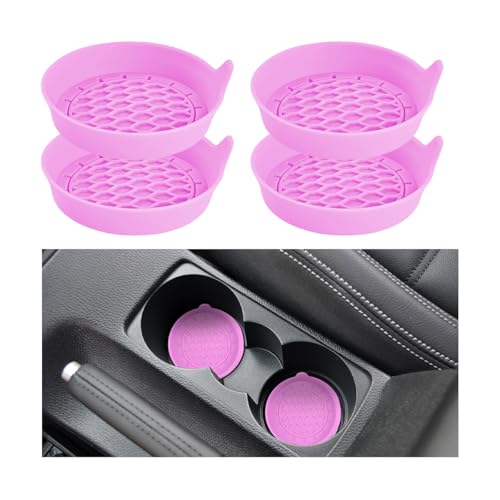 Portavasos de silicona para auto, set x4, universal miniatura 1
