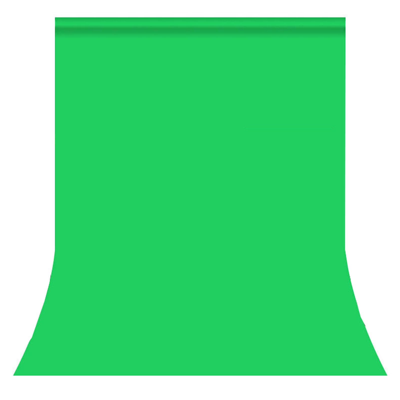 Sfondo verde per fotografia, grande sfondo pieghevole in puro colore, tenda ad alta densità, senza cuciture, per video e studi fotografici (3 x 5 m, verde)