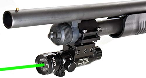 TRINITY Green dot sight with Mount compatible with Mossberg 505 youth 20 gauge pump Class IIIa 635nM Less Than 5mW Single rail Mount. - TRINITY SUPPLY