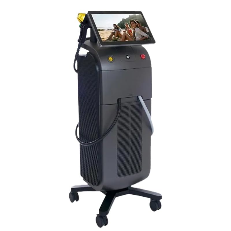 High-end Salon Use USA Professional Hair Removal Machine Ice Handle Pain Free Permanent Hair Removal Device 12 Bars