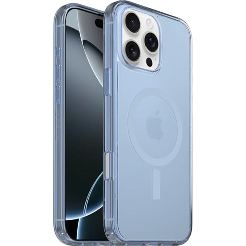 Image of OtterBox iPhone 16 Pro Max Symmetry Series Clear Case - Blue Bliss - Ultra-Thin, Sleek iPhone Case, Colorful Opaque iPhone Case