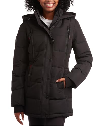 CANADA WEATHER GEAR Womens Winter Coat – Full Length Quilted Puffer Parka – Plus Size Heavyweight Maxi Jacket for Women, S-XL