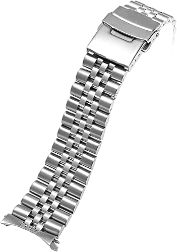 Bracelet montre acier inoxydable élégant pour hommes 20 mm
