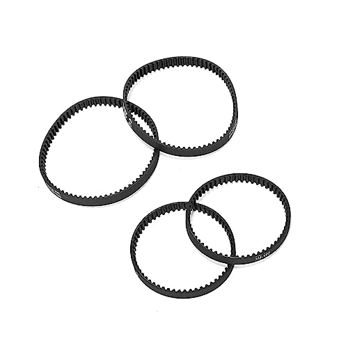 Ruimou 4 Stück Staubsauger-Antriebsriemen 203-6688 & 203-6804 kompatibel mit Bissell Proheat 2X 1383 3930 8930 9200 9300 9400 73H5 30K7