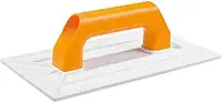 Desempenadeira Plástica Cabo Plástico para Grafiato Branca 30x18cm
