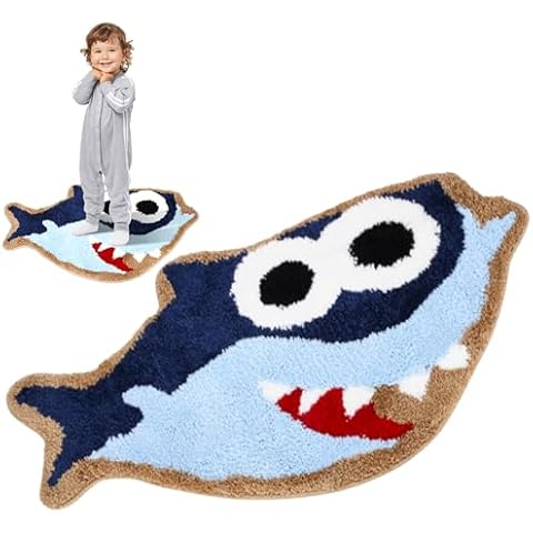 Tranquil Beauty Shark Non-Slip Bath Mat Cover