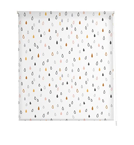 Estoralis Texturas | Estor Enrollable Diseño Moderno | Translúcido Estampado Digital | Modelo T-4071 | 130 x 180 cm (Ancho/Alto) Tamaño Tela 127 x 175 cm | Estores para Ventanas y Puertas