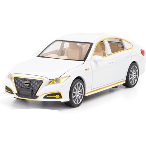 Image of DUWOL1:32 Scale Exclusive Crown Car Alloy Metal Pull Back Die-cast Cars Model with Sound Light Toy for Kids Car with Sound and Light