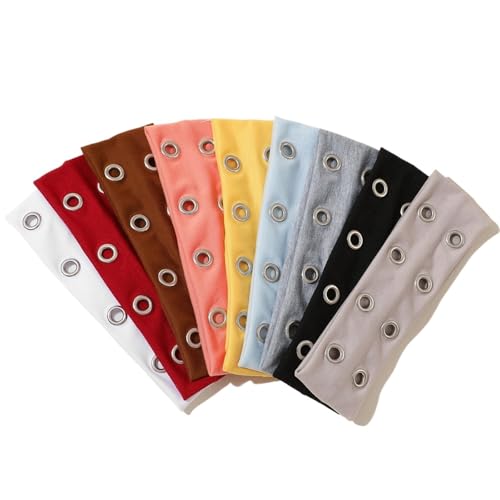 Bandeaux élastiques bleus style Y2K punk rock et grunge pour fille, lot de 10 accessoires cheveux