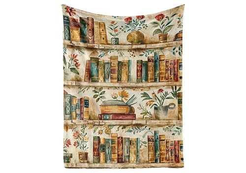 Book Lovers Throw Blanket