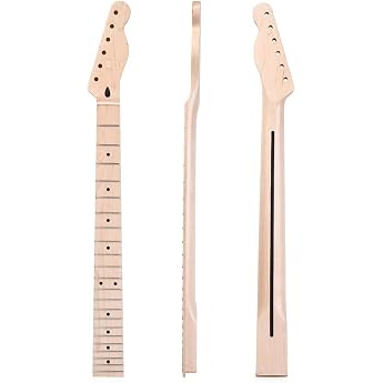 Wsrcxx Ersatzteile E-Gitarre, 22 B&uuml;nde, Gitarrenhals kompatibel TL Ersatzteile E-Gitarre