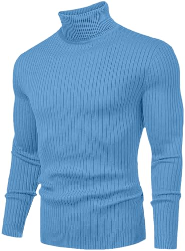 Image of NORTHWIND Men's High Turtle Neck Cotton T-Shirt