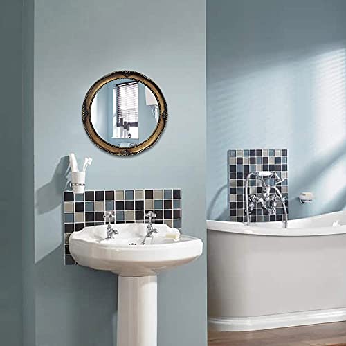 Funerom Vintage 12.2 Inch Decorative Wall Mirror Hanging Mirror Round Antique Gold #TOP1