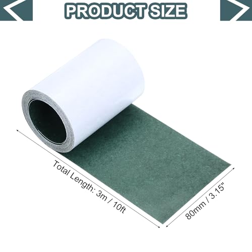 Image of MECCANIXITY Electrical Insulating Adhesive Paper 80mm, 10ft Battery Insulator Gasket Paper Sheet for 18650 21700 26650 Battery Pack