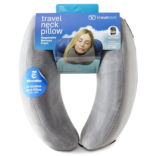TRAVELREST Nest Neck Pillow Travel Essentials -...