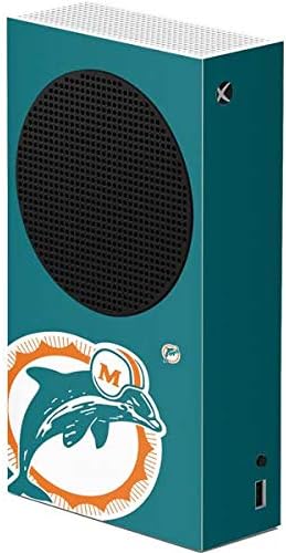 Skinit Decal Gaming Skin Compatible with Xbox Series S Console - Officially Licensed NFL Miami Dolphins Retro Logo Design