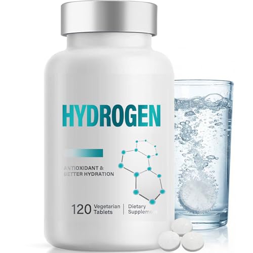 Hydrogen Water Tablets 120 Count Molecular Hydrogen Tablets with Magnesium for Drinking Water