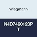 Wiegmann N4D7460123PT N4D-3PT Series Floor Mount NEMA3/4/12 Enclosure, 3 Point Handle, ANSI-61, Gray Steel, 74" x 60" x 12"