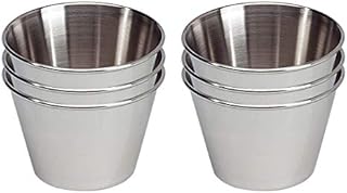 EUROXANTY® | Set of 6 | Pudding Moulds | Non-Stick Muffin Tin | Dariole Moulds | stainless steel | Ø8 cm | Cupcake Mould | Pastry