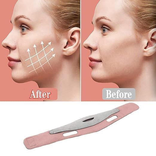 VANSHORA Face Lift Up Belt V Line Face Slimming Mask for Women and Men | Double Chin Lifting Strap Adjustable Face Shaping Band for Jawline Neck and Cheeks 2