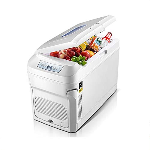 ZLSP Congelador de carro, refrigerador de carro portátil e compacto, incubadora de geladeira dual-co