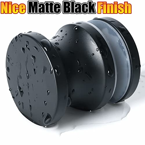 Alise Shower Glass Door Handle,Sliding Shower Doors Knob,One Sided Pull Hardware Replacement Parts For Bathroom Glass Doors,Heavy Duty Solid Sus304 Stainless Steel Black Finish,L9005-B #TOP2