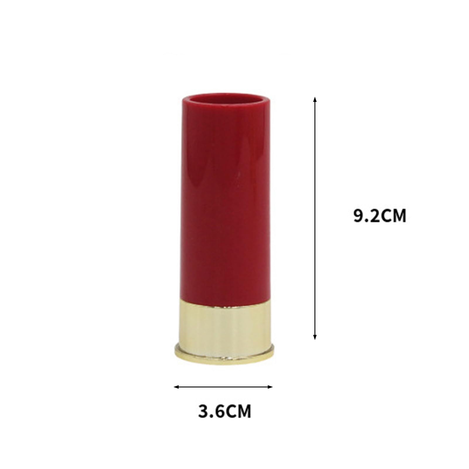 CUSROS Caccia a tema Shot Glasses Shot Bicchieri da vino 4 pezzi 12 Gauge Shot Bicchieri di plastica per uso alimentare Tazza di vetro da caccia Set di bicchieri da vino a