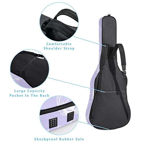 Étui de protection rembourré pour guitare classique acoustique Motif hippocampe, Multicolore 08, 42.9×16.9×4.7 in… - Les Beatles, Paul McCartney, John Lennon, RIngo Starr, George Harrison Étui de protection rembourré pour guitare classique acoustique Motif hippocampe, Multicolore 08, 42.9x16.9x4.7 in… – Image 4