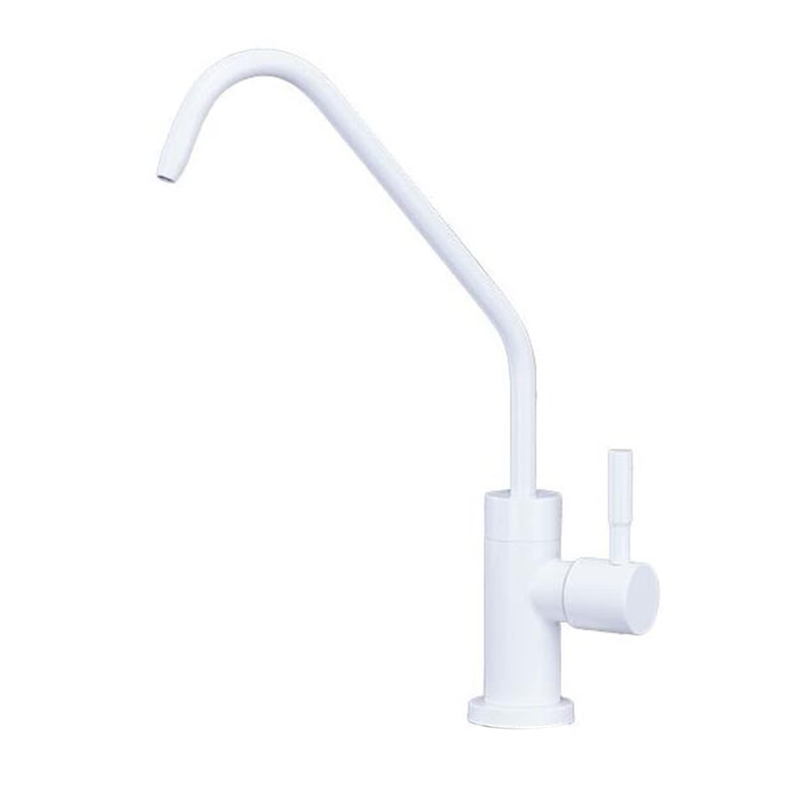 Robinet de cuisine pour filtre à eau blanc en acier inoxydable pour de saines habitudes