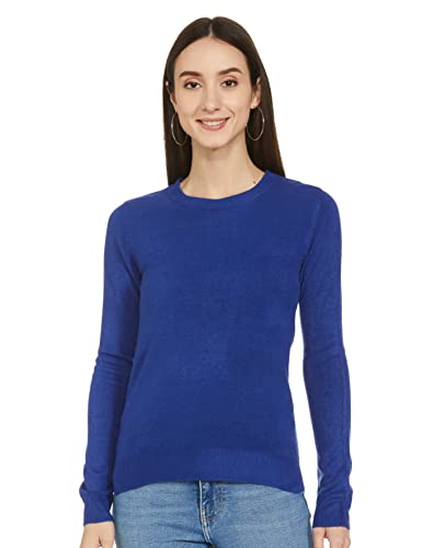 Image of Marks & Spencer Acrylic Women's Round Neck Sweater