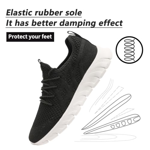 Image of DLWKIPV Men's Shoes Running Road Walking Sneakers Sports Athletic Workout Gym Shoes Casual Comfortable Breathable Fashion