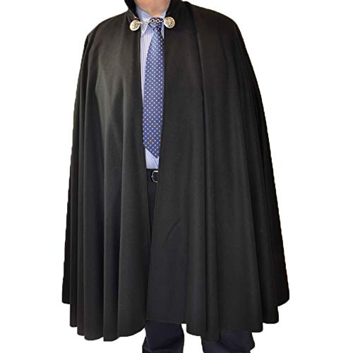G&M TABARRO Uomo - Mantello - Nero - Taglia Unica