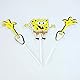 Cupcake Toppers,Zahnstocher Flaggen 9 Stück Sponge Baby Cupcake Topper Dekorationen für Kinder Geburtstag Hochzeiten Duschen Hochzeit Party Supplies Dekor Gefälligkeiten