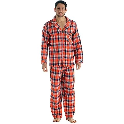 Bogari Men's Brushed Cotton Flannel Pyjamas Set Cover