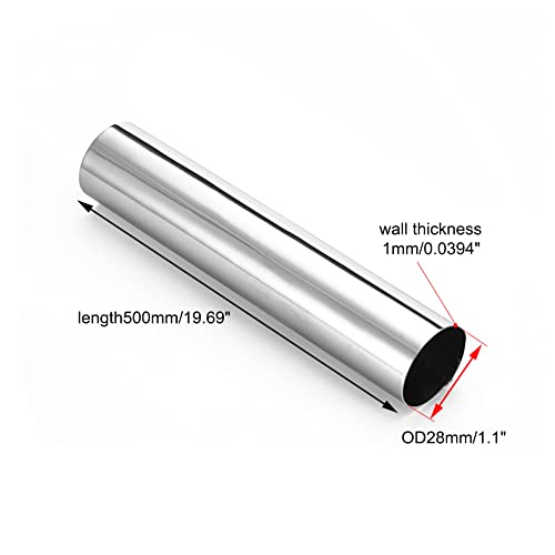 Tube en acier inoxydable robuste de 30mm pour finition architecturale - 3