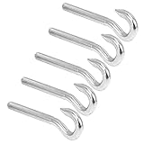 Ymiko Sturdy and Durable, Made of highquality Stainless Steel Screw Hook, not Easy to Rust, Safe Design. Suitable for Electronic Products, Chemical Industry or Mechanical Equipment, (M8)