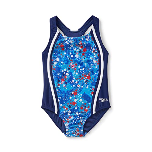 Image of Speedo Girls Printed Sport Splice