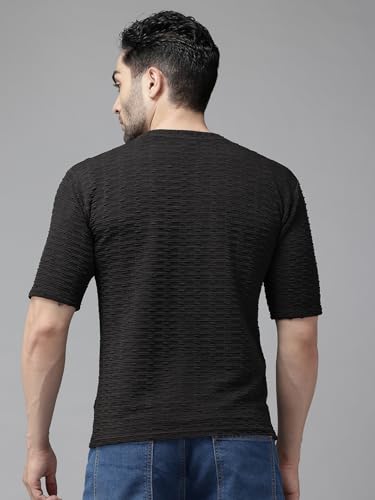 Image of TICOSS Men's Polyester Regular Fit T-Shirt