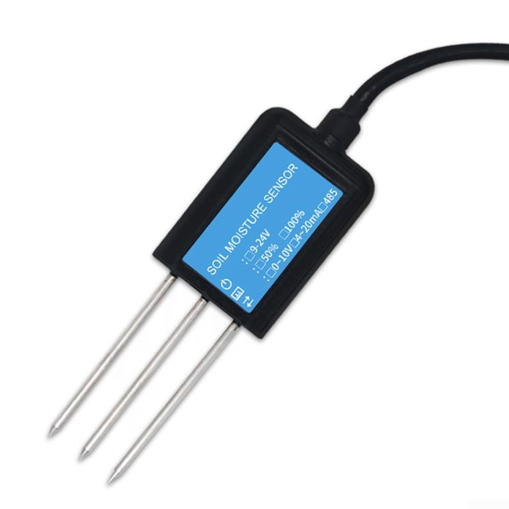 Sensore di umidità del suolo, IP68, senza fili, con app per giardino, igrometro di suolo preciso per irrigazione delle piante, 123 mm (D)
