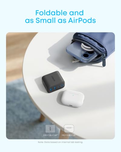 Image of Anker Zolo USB C Charger Block, 50W Max Output Type C Charger Fast Charging