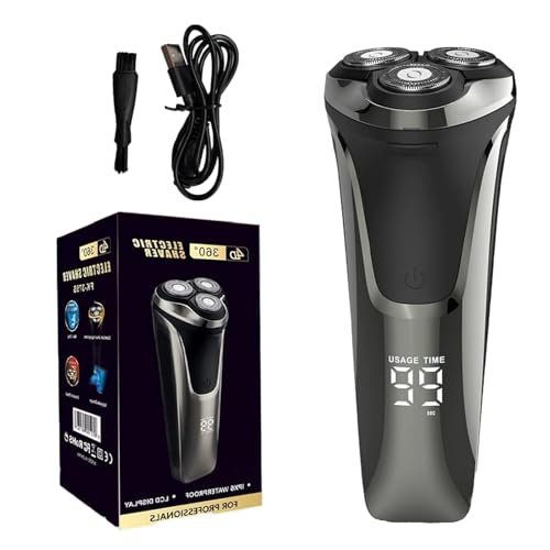 Rasoir électrique pour homme à tête flottante 4D et écran LCD