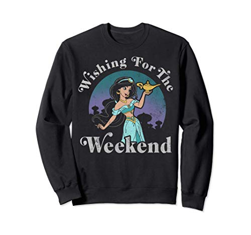 Disney Aladdin Jasmine Wishing For The Weekend Sudadera