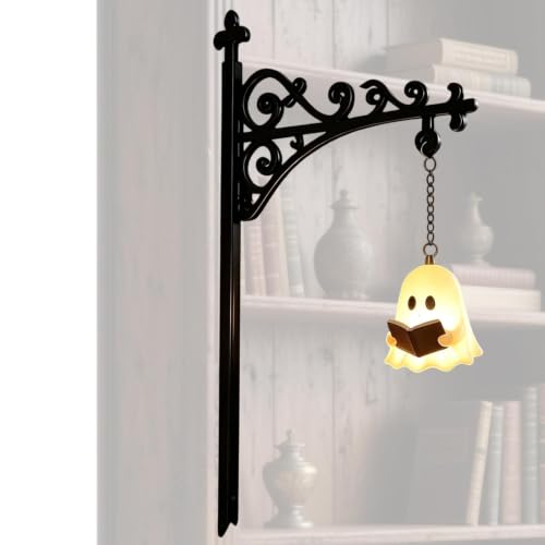 Linda linterna LED con forma de fantasma ideal para regalar a amantes de la lectura