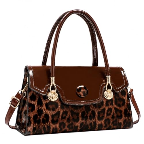 Sac fourre-tout convertible en cuir léopard pour organiser vos journées
