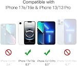 JETech Full Coverage Screen Protector for iPhone 17e (2026) / iPhone 16e / iPhone 13/13 Pro, Tempered Glass Film with Easy Installation Tool, Case-Friendly, HD Clear, 6.1-Inch Display, 3-Pack