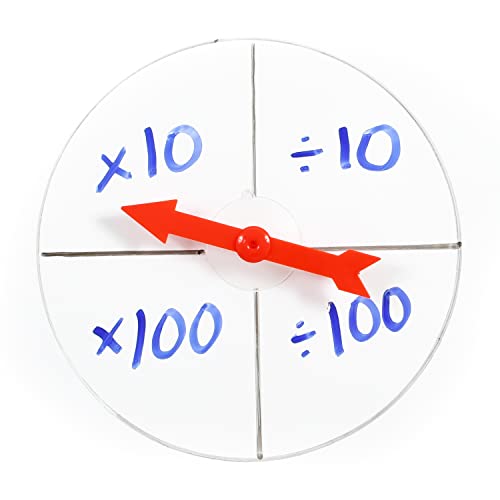 image for edxeducation Suction Spinners - Set of 10 - Arrow Spinner for Games - 