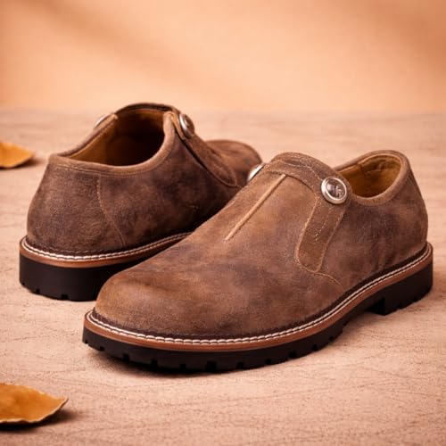Image of Men's Leather Sneakers Leather | Solid Pattern | Premium Casual Sneakers | Stylish Everyday Comfort Fit